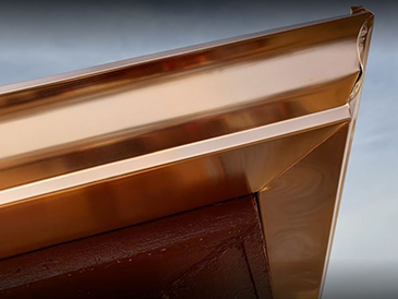 Beautiful Copper Gutter